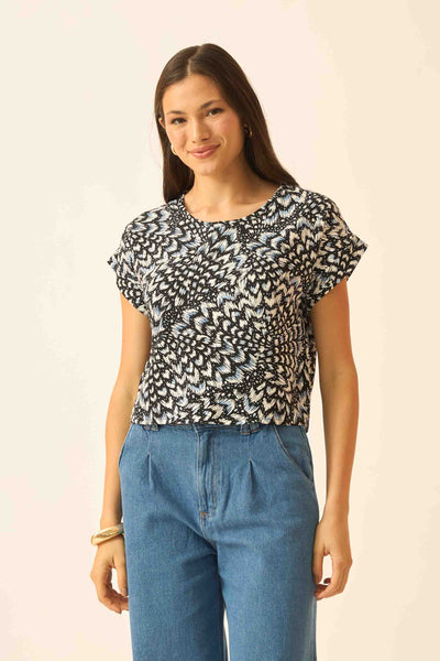 BLUSA COM DECOTE REDONDO BRUMA