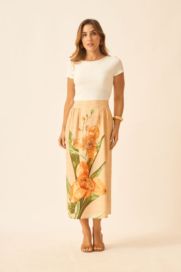 SAIA MIDI FLOR DE OURO