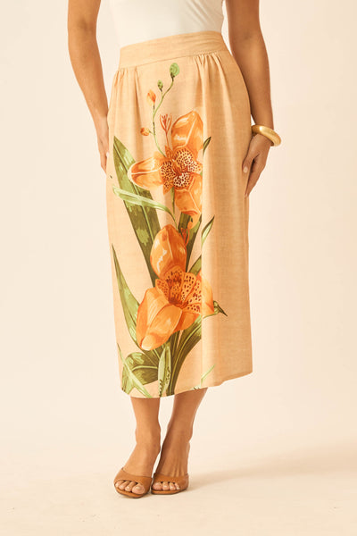 SAIA MIDI FLOR DE OURO