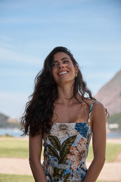 MACACÃO COM ALÇA E COM PONTEIRA JARDIM DE IPANEMA