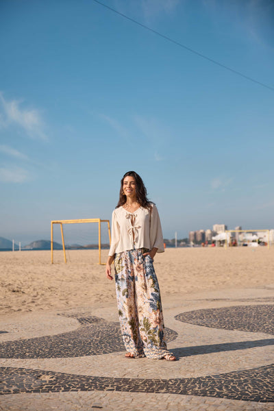 CALÇA PANTALONA COM BOLSO RIO
