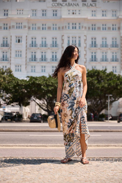 VESTIDO LONGO COM AMARRAÇÃO RIO