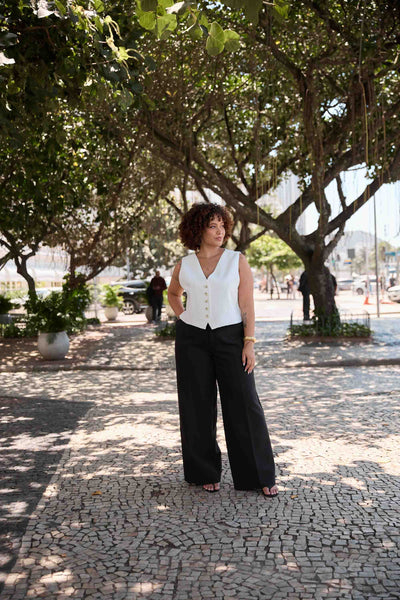CALÇA ALFAIATARIA CAROL PLUS PRETO