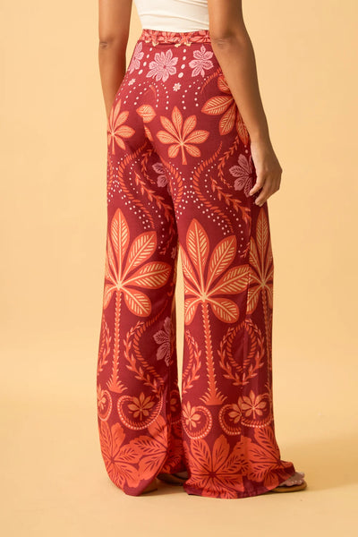 CALCA PANTALONA COM BOLSO PALMEIRA REAL MARSALA