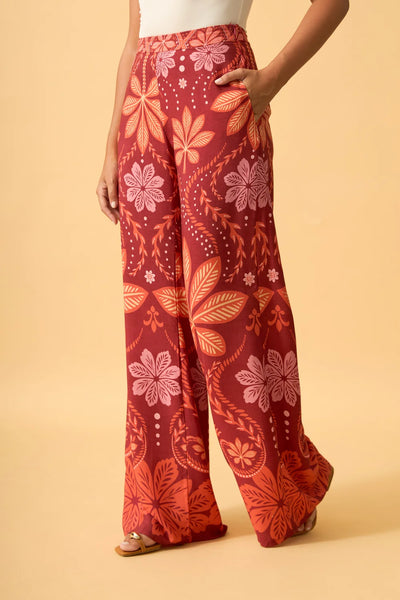 CALCA PANTALONA COM BOLSO PALMEIRA REAL MARSALA