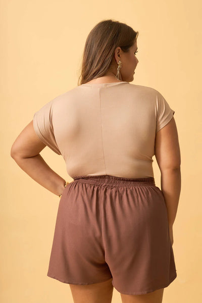 BLUSA MANGA JAPONESA SUEDE LIGHT BEGE QUENTE
