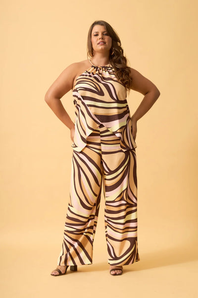 BLUSA TRANSPASSADA COM AMARRACAO AURA