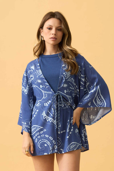 KIMONO COM CADARCO ARABESCO