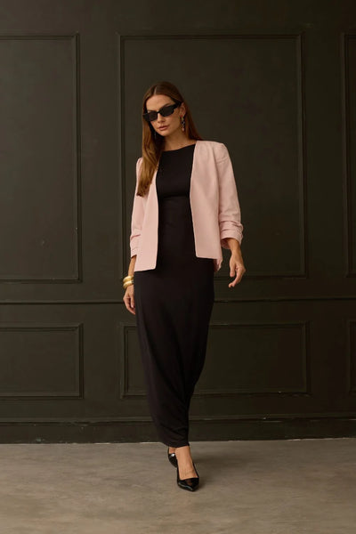 VESTIDO LONGO REGATA POLIAMIDA PRETO