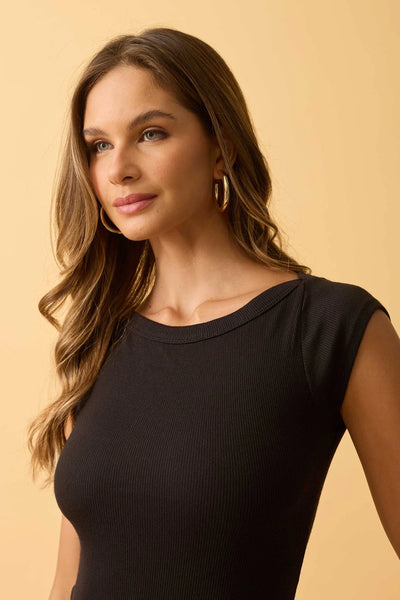 BLUSA RIBANA CANELADA PRETO