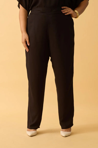 CALCA CENOURA VISCOSE LISA PRETO