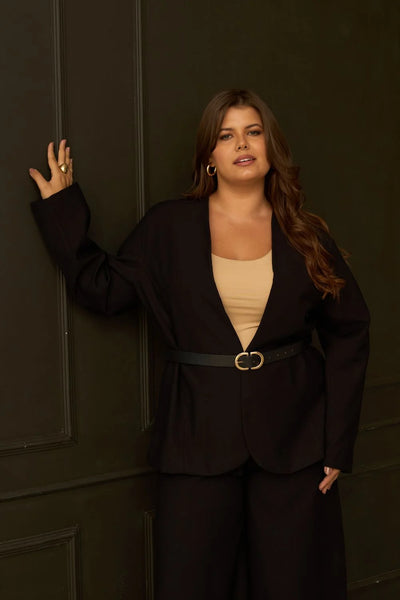 BLAZER DE ALFAIATARIA SERENA PRETO
