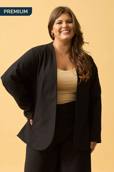 BLAZER DE ALFAIATARIA SERENA PRETO