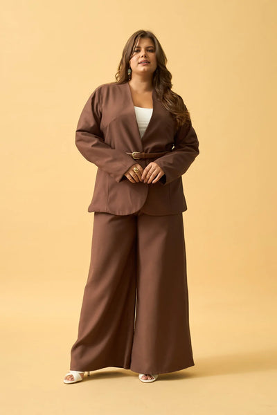 BLAZER DE ALFAIATARIA SERENA TRUFA