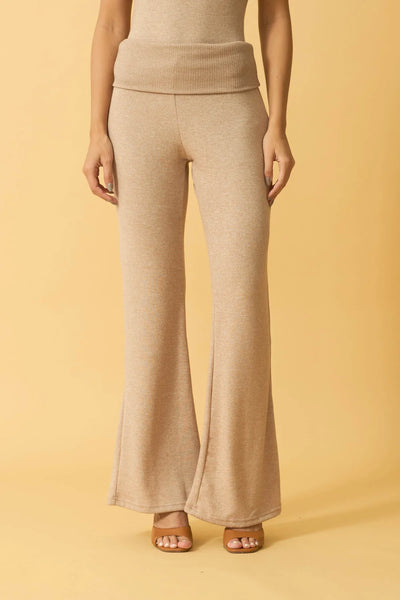 CALCA PANTOLONA BARCELONA FLAT BEGE QUENTE
