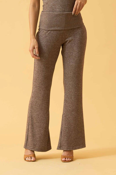 CALCA PANTOLONA BARCELONA FLAT MARROM ESCURO