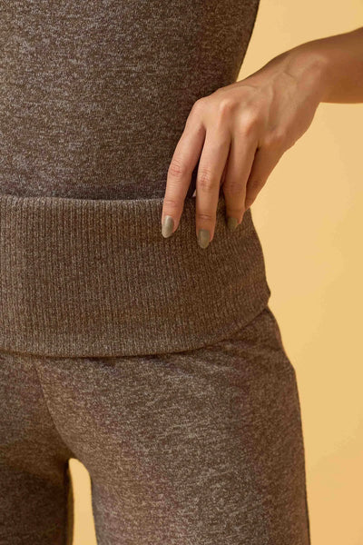 CALCA PANTOLONA BARCELONA FLAT MARROM ESCURO