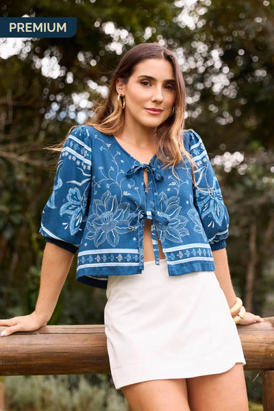 SHORT SAIA COM ZIPER ALFAIATARIA OFF-WHITE