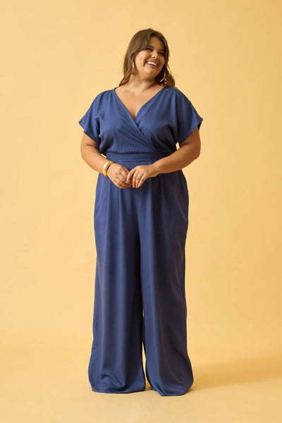 MACACAO TRANSPASSADO TWILL AZUL BLUEPRINT