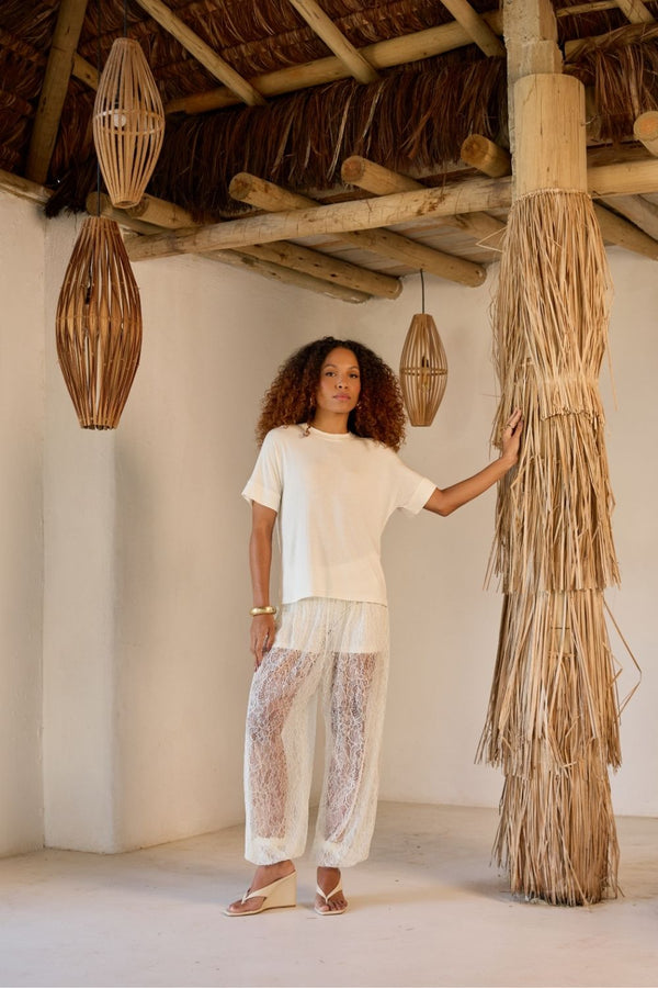 CALCA ALADIM RENDA FLORENÇA OFF