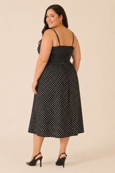 VESTIDO MIDI POÁ
