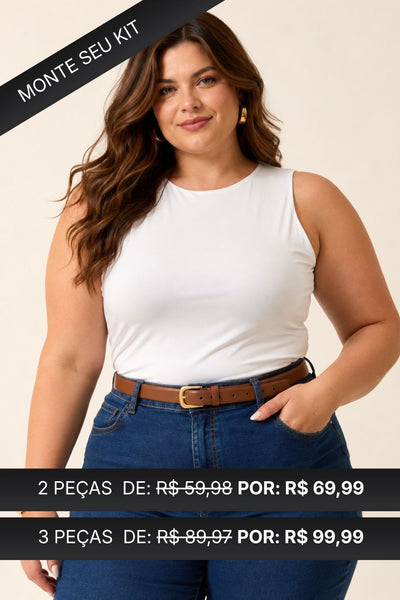 REGATA COM DECOTE REDONDO POLIAMIDA OFF