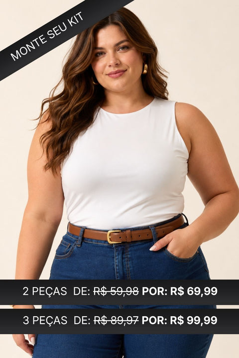REGATA COM DECOTE REDONDO POLIAMIDA OFF