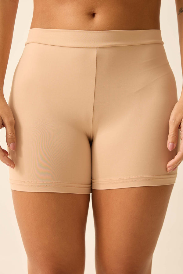 SHORT SEGUNDA PELE EM POLIAMIDA NUDE MEL