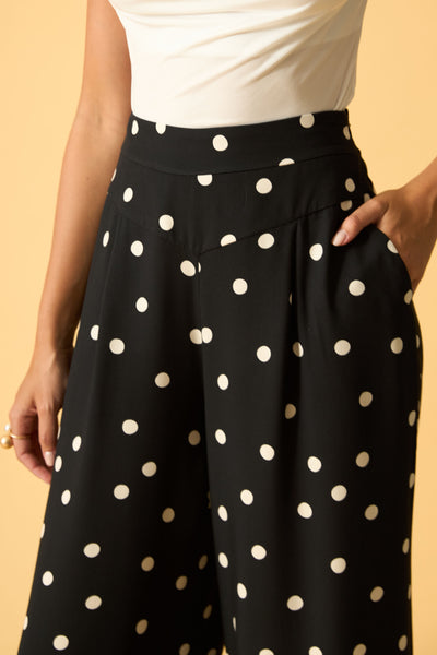 CALCA PANTACOURT COM BOLSO MAXI POA PRETO