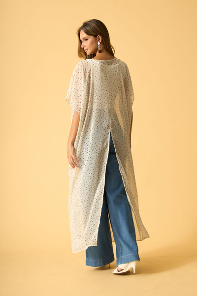BLUSA CAPA DE CHIFFON MINI POA OFF