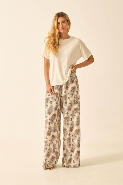 T-SHIRT COM GOLA EM MODAL OFF