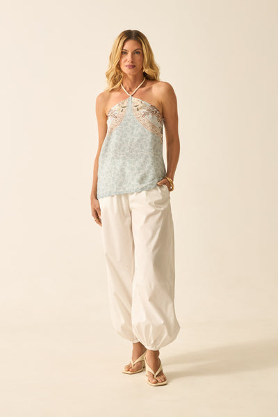 CALÇA ALADIM COM BOLSO POPELINE OFF