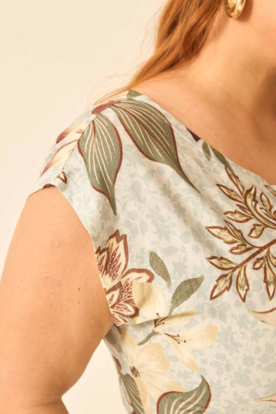 BLUSA MANGA JAPONESA JARDINS II