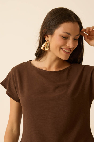 BLUSA MANGA JAPONESA DUNA TRUFA