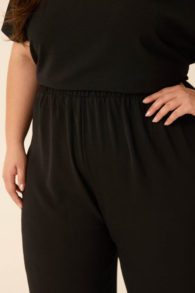 CALÇA RETA COM BOLSO DUNA PRETO