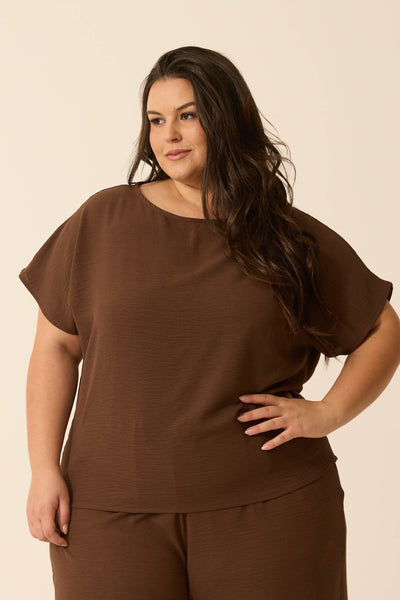 BLUSA MANGA JAPONESA DUNA TRUFA