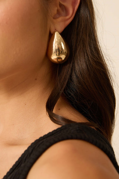 BRINCO GOTA BOLD DOURADO