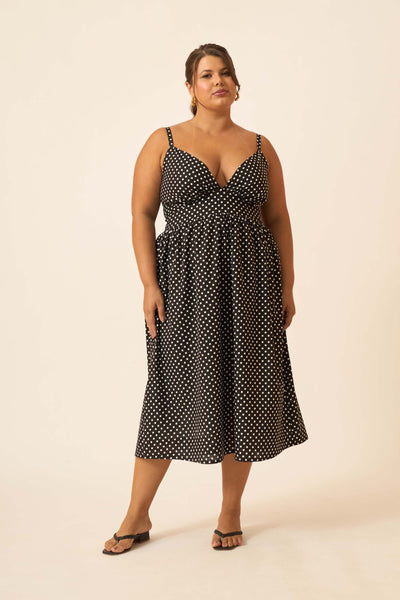VESTIDO MIDI POÁ