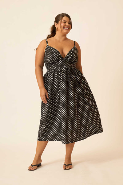 VESTIDO MIDI POÁ