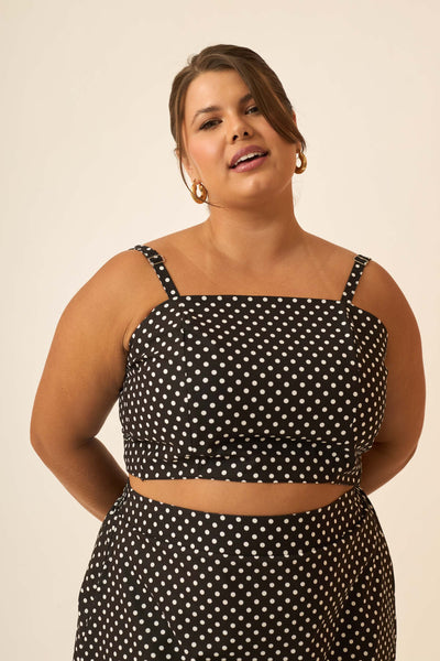 TOP CROPPED COM AMARRAÇÃO POÁ