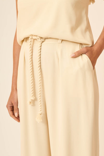 CALÇA PANTALONA COM BOLSO TWILL ALGODÃO