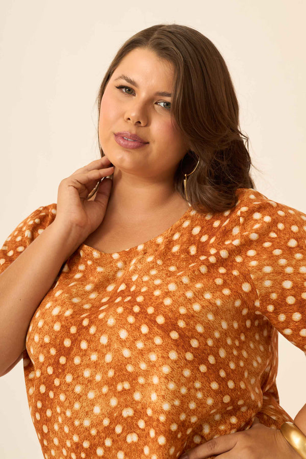 BLUSA COM DECOTE REDONDO BAMBI