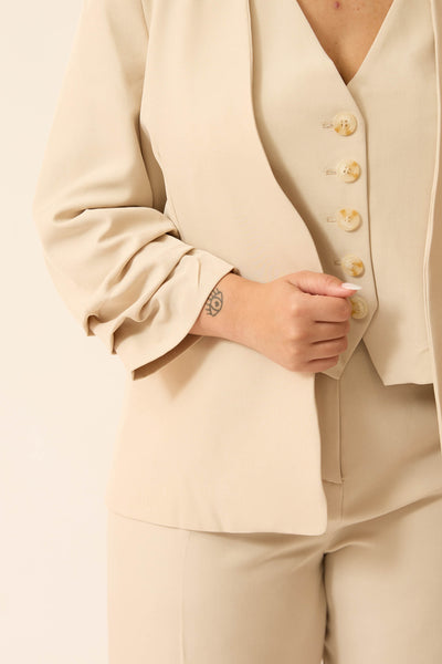 BLAZER ANTONELLA PLUS AREIA